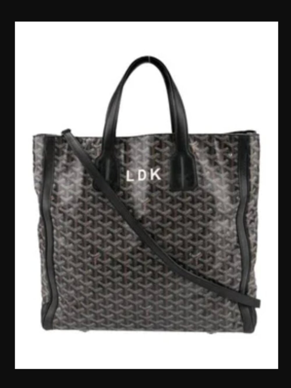 Goyard Voltaire MM Bag Black with Strap!